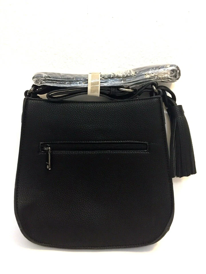 Vbiger Bolsos de Hombro Negros Bolsos de Mensajero Bandolera Multi Bolsillo  Foto 4 de 4