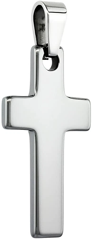 Tungsten carbide cross necklace deals
