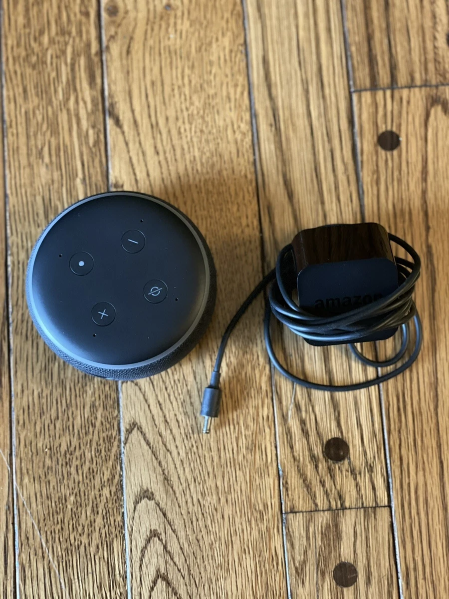 Echo Dot Amazon D9N29T Smart Speaker Charger With Alexa Charcoal