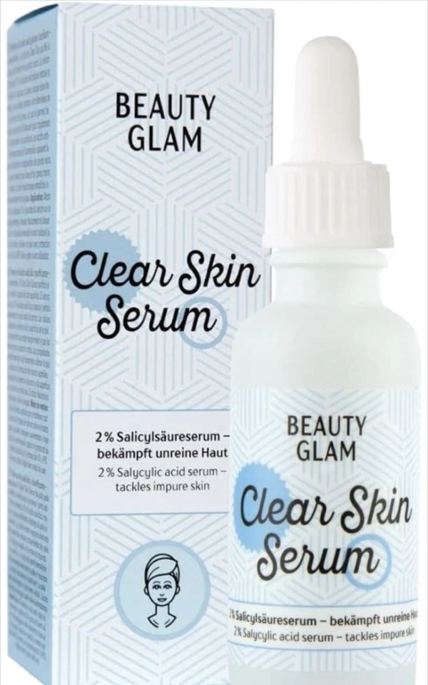 2 Stück Clear Skin Serum Beauty Glam Gegen Unreine Haut Neu