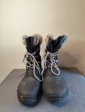 Spirale Trenton Italia Winter Boots for Women Size 40 US 9 Black 