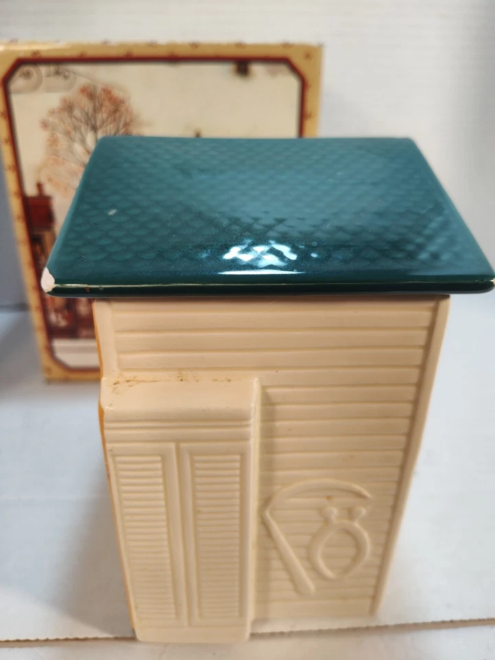 Tarro de galletas de cerámica Avon General Store McConnell's Corners 1982 Japón Foto 4 de 4