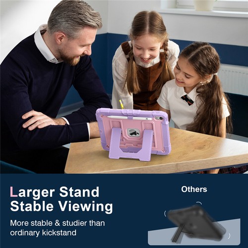 For iPad 11th 10th Gen 2025 A16 Case Kids Friendly Shockproof Stand Cover Strap - Picture 65 of 104
