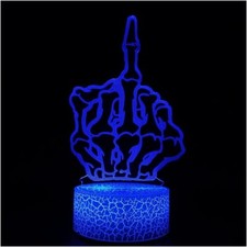 3D Optical Illusion Night Lights Visual Creative LED Desk Lamp Remote Control
