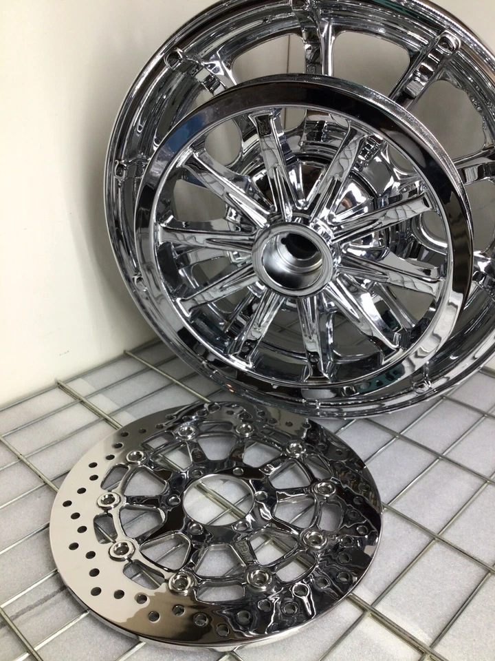 Indian Chief Classic cromo rueda trasera y rotores llantas MAG 2015-22 (CAMBIO) Foto 4 de 4