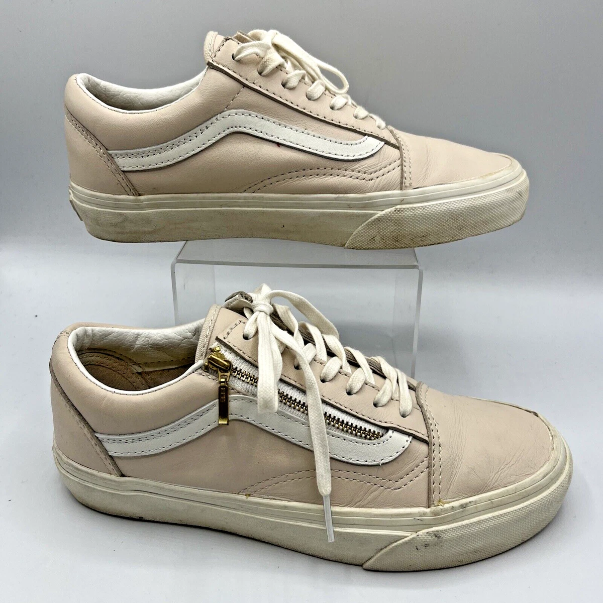 Beige store canvas sneakers
