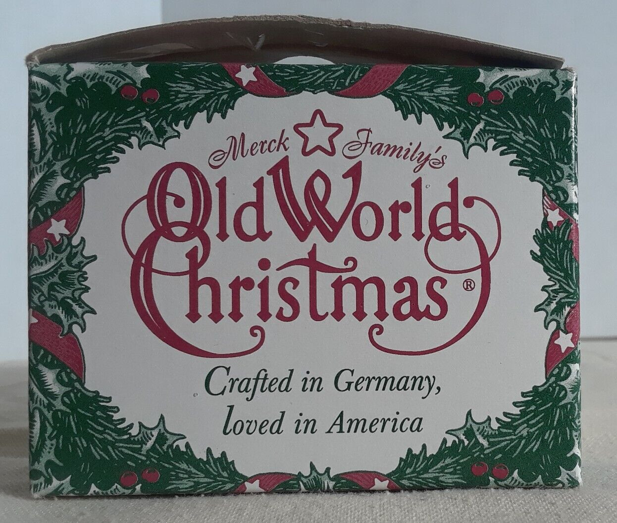 Merck Family’s Old World Christmas Ornament 2000 Champagne Bottle 5" Blown Glass