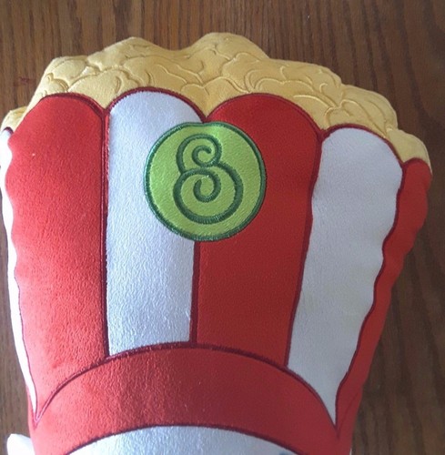 shopkins poppy corn popcorn 15" plush character pillow