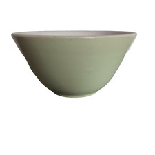Schale 50er 60er rund KERAMIK Schüssel grün 18 cm Keramikschale pastell