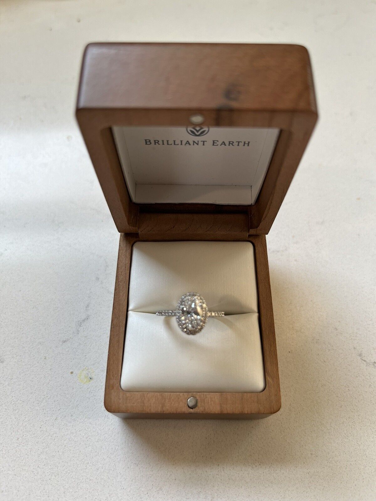 Waverly Halo Diamond Ring - Brilliant Earth