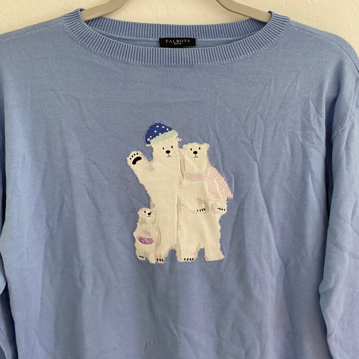 Talbots polar bear sweater sale