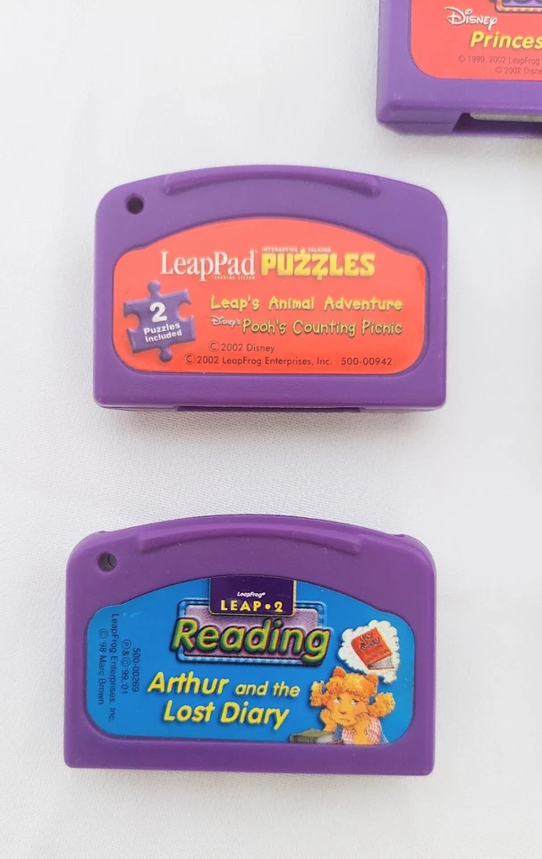 LeapFrog LeapPad Lot of 5 Assorted Cartidges Only No Books - Image 2 of 4