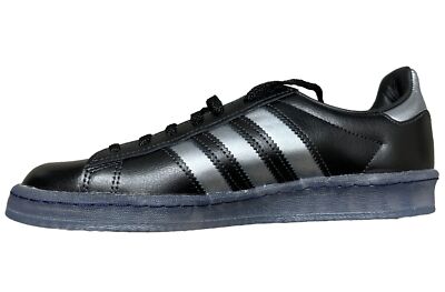 Adidas Campus Black Silver Stripes Low Top Classic Casual  display picture 1