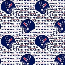 NFL Houston Texans 60 Wide Blue WhiteFabric Traditions ~By The Yard