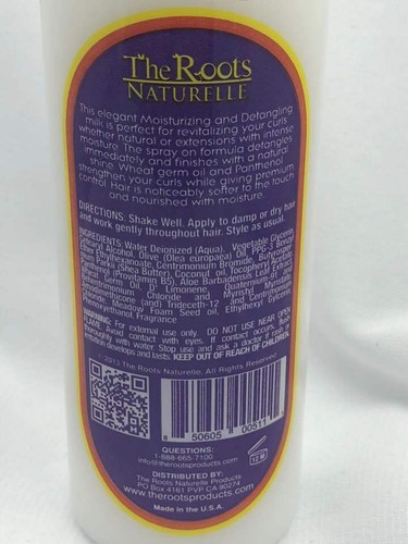 THE ROOT ADMIRAR DESENREDAR E HIDRATAR ACONDICIONADOR PREMIUM SIN ENJUAGUE 8oz - Imagen 2 de 2