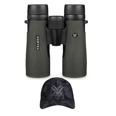 Vortex 10x42 Diamondback HD Roof Prism Binoculars GlassPak Case Cap PRECISION