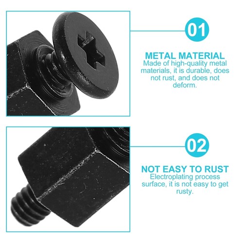 10 PCS Vis De Tête Hexagone Montage Du Disque Dur SSD La Carte Mère - Afbeelding 3 van 12