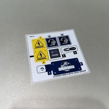 Lego Jurassic World Original Sticker Sheet from Raptor Escape Set 75920