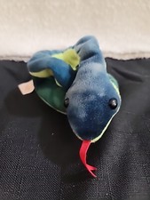 Ty Beanie Baby Collection Hissy The Snake 1997 Oakbrook