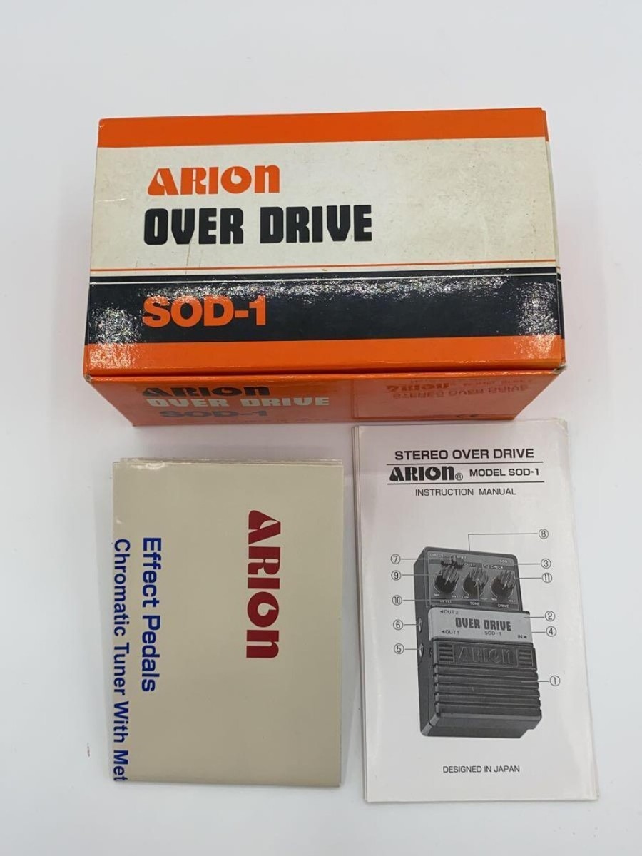JUNK Arion SOD-1 Over Drive Guitar Pedal No adapter from