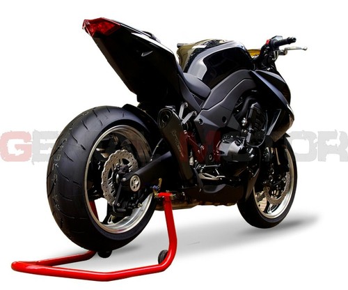 2 exhaust tubes hp Corse Hydroform black Kawasaki Z 1000 - Sx 2011 11 - Picture 3 of 5