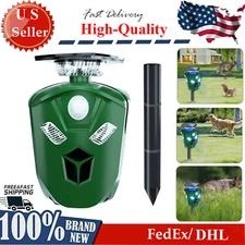 Electric Solar Power Ultrasonic Animal Repeller Driver Sensor  IP44 Waterproof