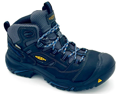 KEEN Utility USA Men's Braddock Mid Soft Toe Waterproof Work Boot 1014605