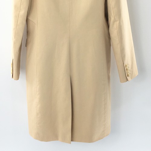 Abrigo de mujer Brooks Brothers trinchera largo forrado a cuadros algodón botones ocultos talla M - Imagen 9 de 14