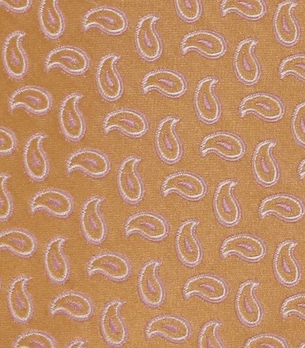 Luigi Borrelli Orange Silk Tie - Picture 3 of 4