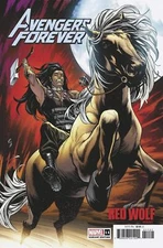 Avengers Forever #11 Shaw Red Wolf Var (Shaw Red Wolf Var) Marvel Comic Book