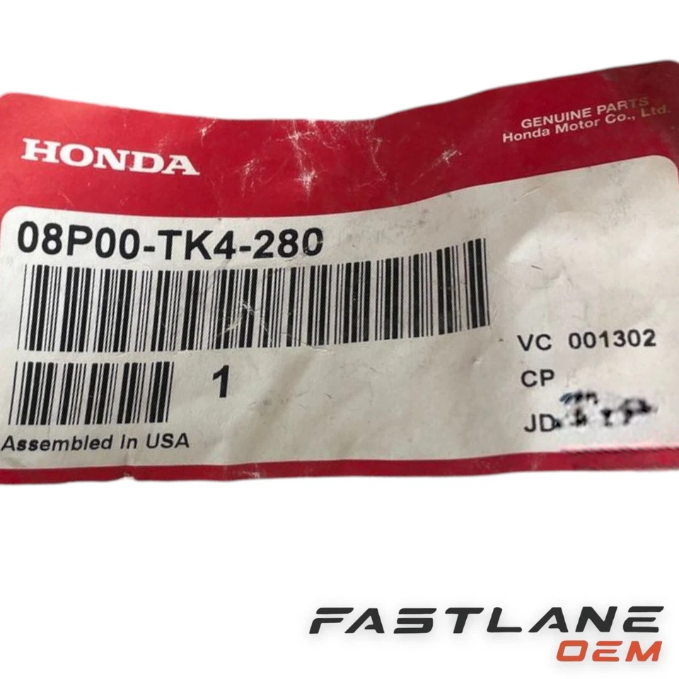 Protector contra salpicaduras Acura TL 2009-2011 nuevo OEM 08P00-TK4-280 Foto 3 de 4