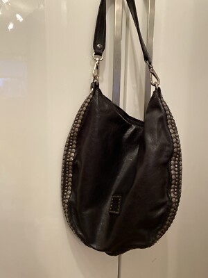 campomaggi Tasche schwarz Nieten