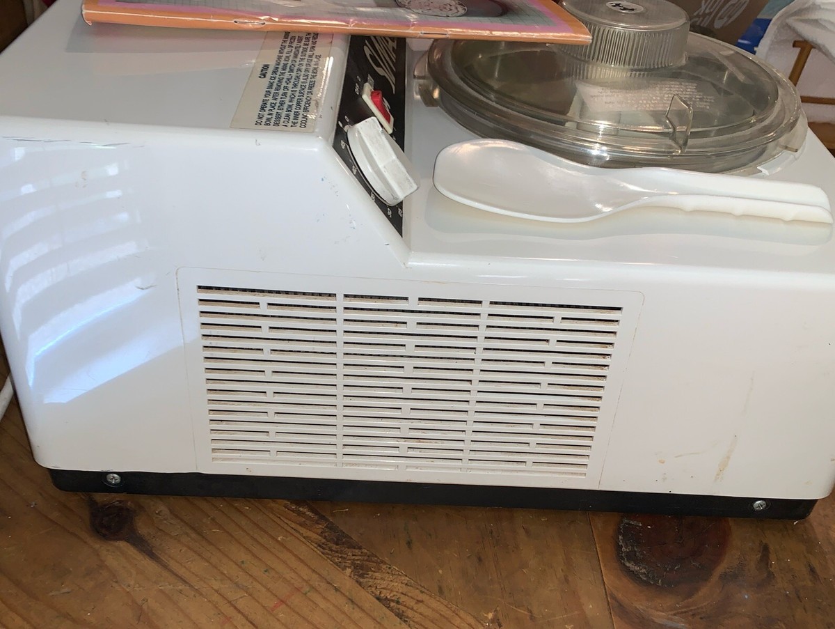 Vintage Simac IL GELATAIO SUPER Ice Cream Maker -- WORKS Vintage Simac IL GELATAIO SUPER Ice Cream Maker -- WORKS