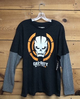 NWT Activision Call Of Duty III Waffle Shirt Mens Size XL 2015 Gamer Long Sleeve