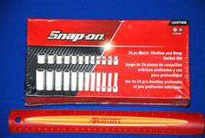 Snap-on NEW 24 Pc 1/4Dr 6-Point METRIC Shallo...