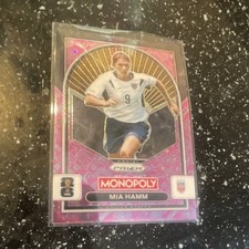 2026 Panini Prizm Monopoly FIFA World Cup Mia Hamm Pink Prizm USA #91