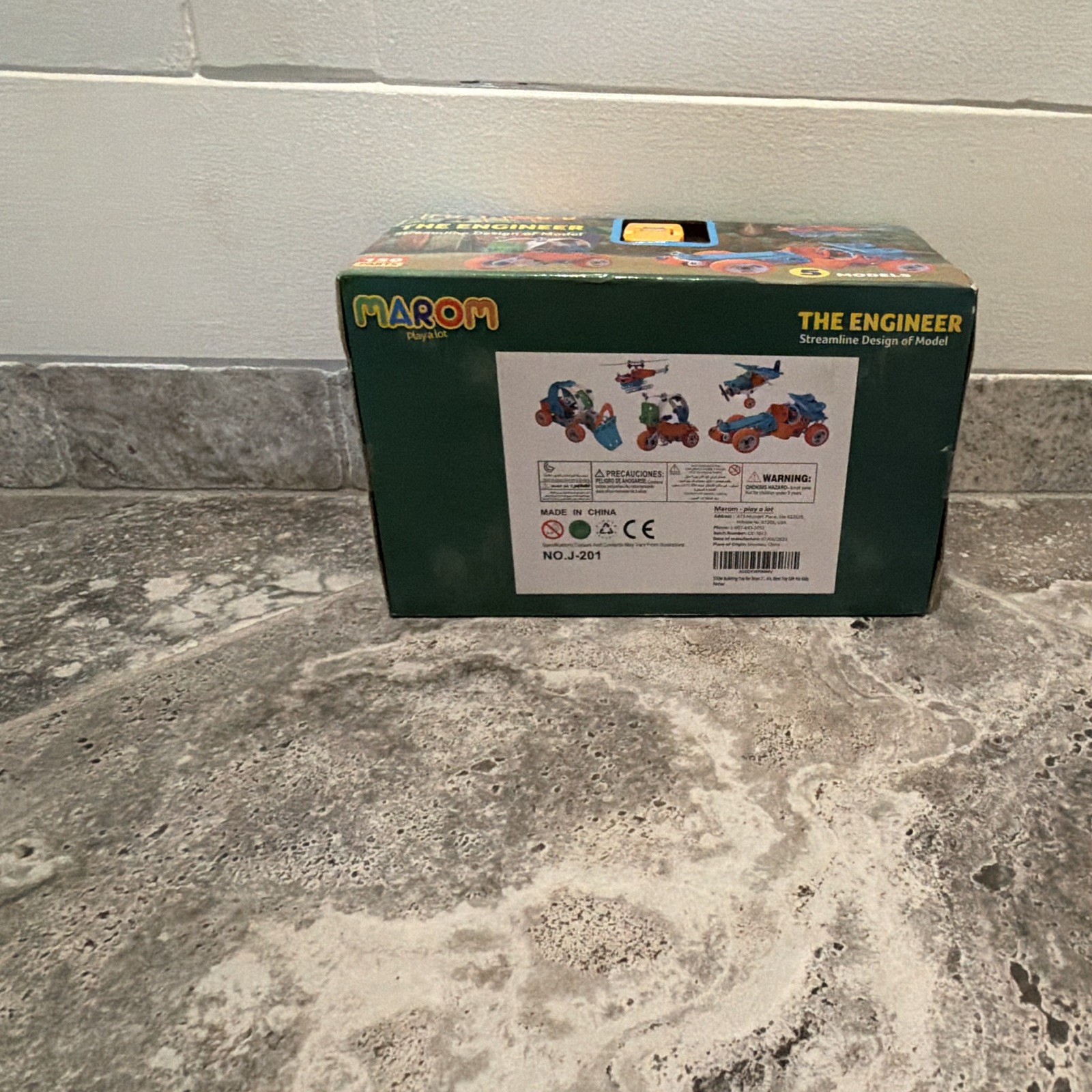 MAROM The Engineer Building Block Set 150 Pieces 5 Models Construction J-201 alternate view 3