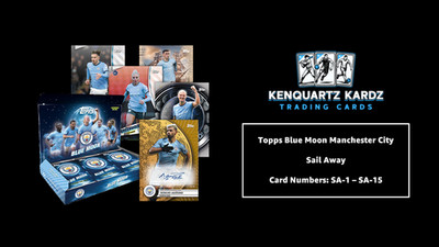 2024-25 Topps Blue Moon Manchester City Sail Away #1-10 (Choose Your Card)