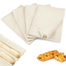 Ninsula 4PCS Tea Towels for Baking Sourdough, 14x18.8 Inch Reusable Thick Bre...