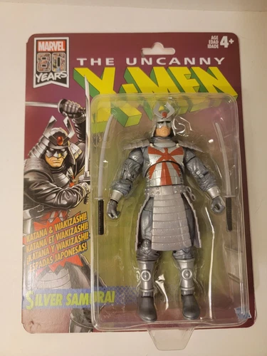 Figura de acción Silver Samurai SELLADA X-Men retro cardada Hasbro Marvel Legends 6" 
