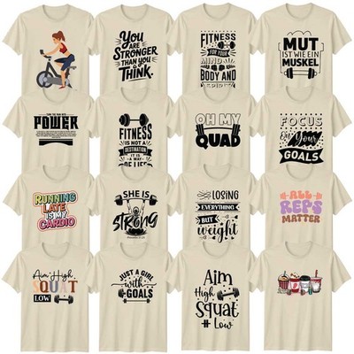 Lustiges Gewichtheben Erwachsene T-Shirt Gym Motivation Fitness Liebhaber Geschenk