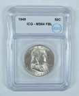 1949 Franklin Half Dollar MS64 FBL ICG *7392