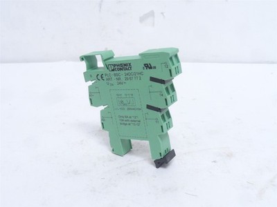251205 New-No Box; Phoenix PLC-BSC-24DC/21HC Relay Socket 2967772; 24V; 8-Pin