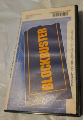 Primary Colors [VHS]  With Blockbuster Video Rental Case (John Travolta)