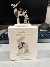 Hallmark Keepsake Ornament - Deer Friend - Handcrafted Metal 2006