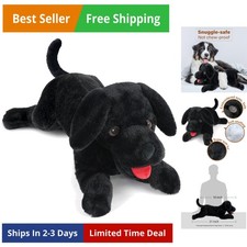 Dog Stuffed Animal, 21 inch Black Lab Plush Dog, Realistic Stuffed Puppy Plus...