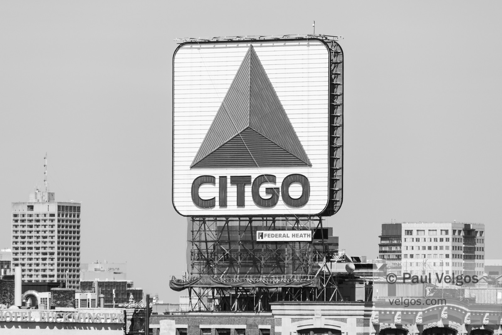 Art Print: Boston Citgo Sign Wall ArtPaper Massachusetts Gift