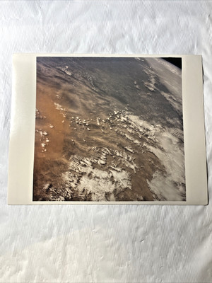 1983 Nasa Sts-6 Mexico Photograph Serial # S6-43-257 Blue Back