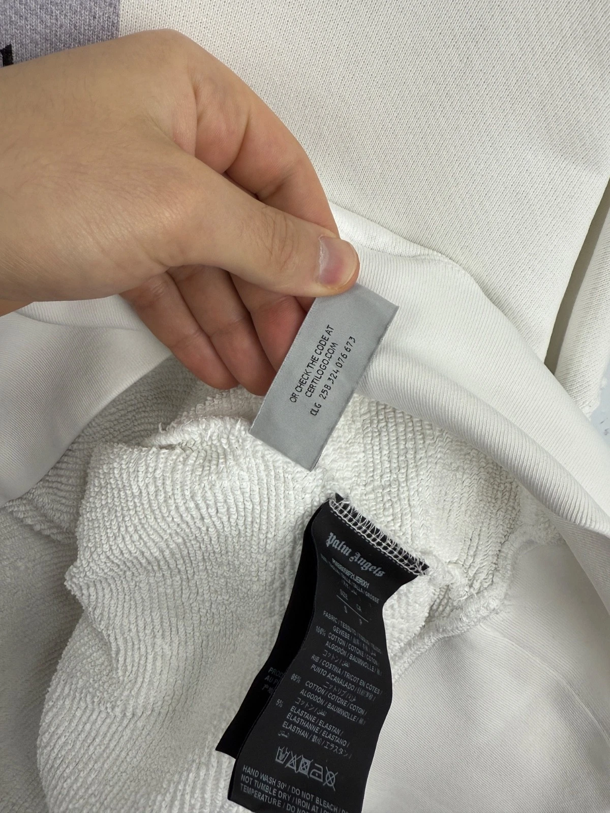 ?? Felpa con cappuccio di lusso oversize Palm Angels Stars and Palms taglia S oversize