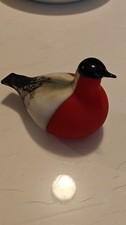 Iittala Glass Bird – Bullfinch (Punatulkku) – Oiva Toikka – Finland – Vintage